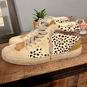 Shu shop high top sneakers, size 9.